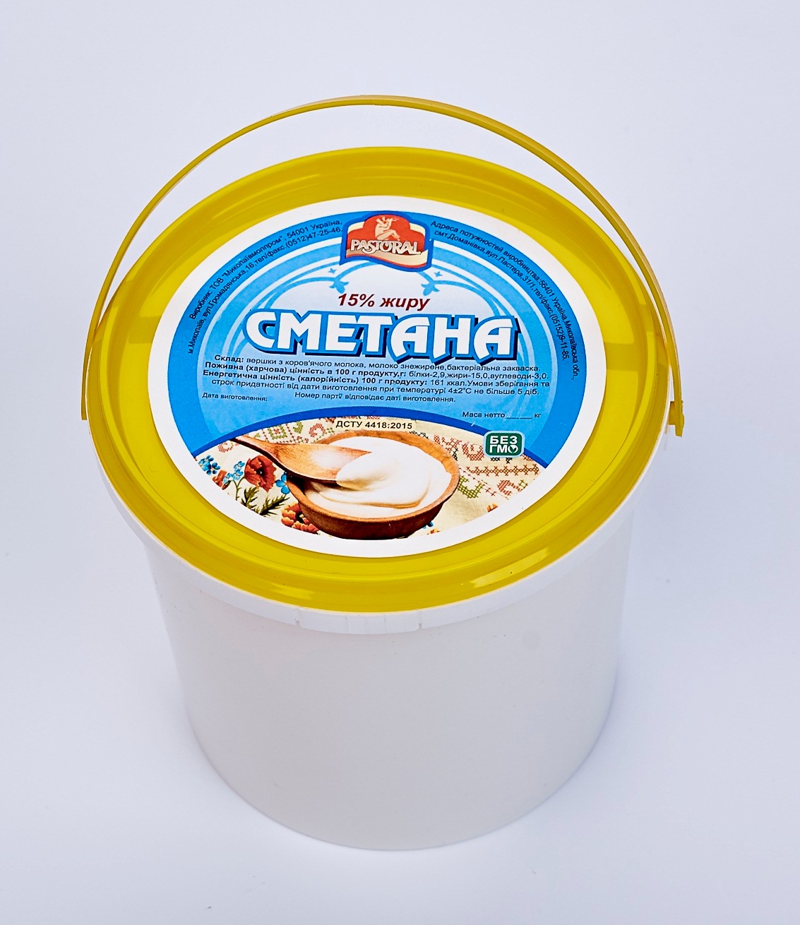 Сметана PASTORAL 15% жиру 1кг